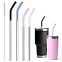 METAL STRAW SET - Colors as shown