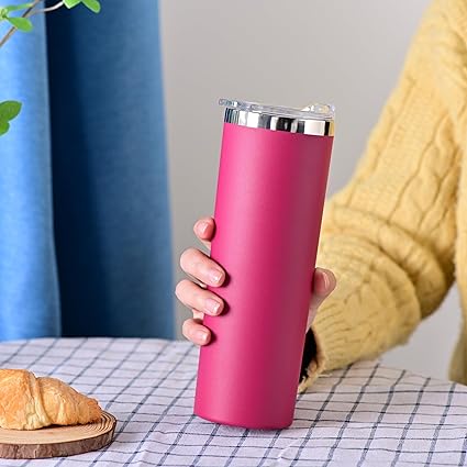 Insulated Tumblers with Straw 20 oz Stainless Steel