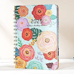 A5 (5.6" x 8.2") Journals Flower Notebook, Floral Diary,70 Sheets Paper,Hardcover Travel Notepad for Writing,Sketchbook,Gift,Decoration